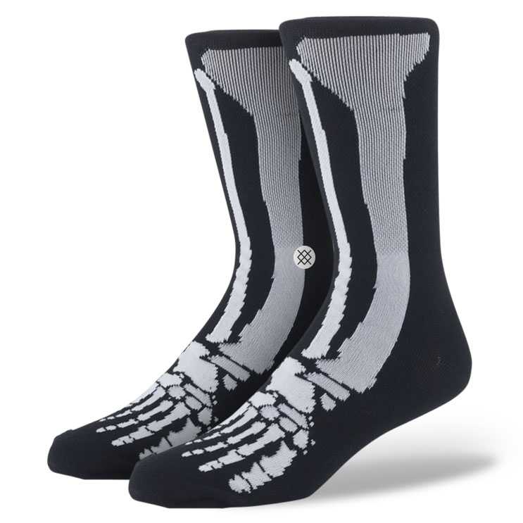 Stance Old Bones Boys Black BOYS Socks