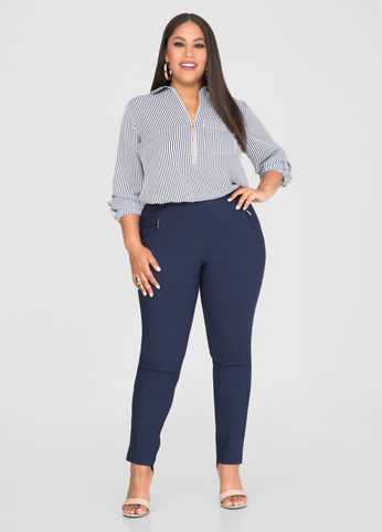 Ultra Stretch Zip Skinny Pant
