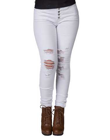 ESSENTIALS WOMENS White Clothing / Jeans 3