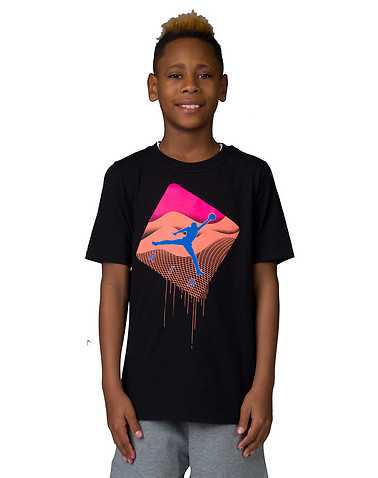 JORDAN BOYS Black Clothing / Short Sleeve T-Shirts M