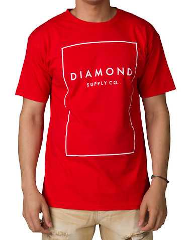 DIAMOND SUPPLY COMPANY MENS Red Clothing / Tops L