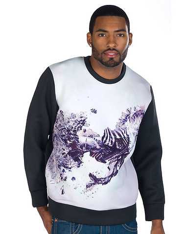 DECIBEL MENS White Clothing / Sweatshirts XL