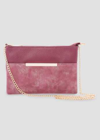 Mixed Media Shoulder Bag