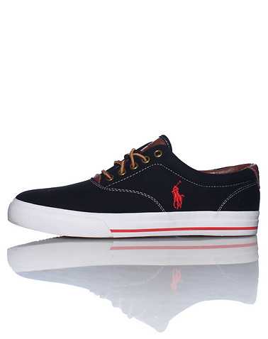 POLO FOOTWEAR MENS Black Footwear / Sneakers 8.5