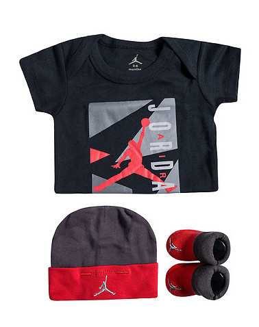JORDAN BOYS Black Accessories / Onesies 0-6
