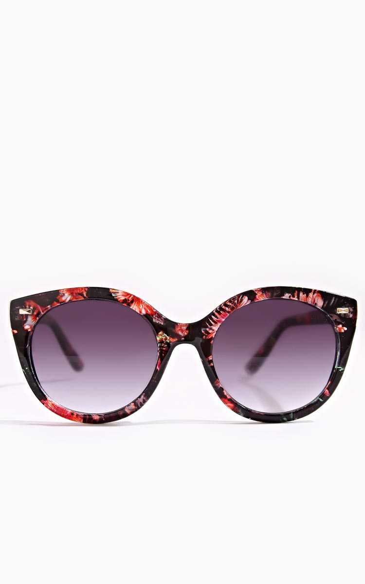 Blooming Times Cateye Sunglasses - N/S - Black Combo by Styles For Less
