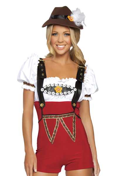 4 PC Beer Stein Babe Costume