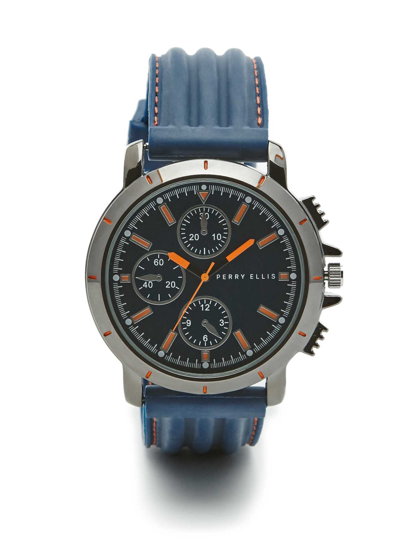 Perry Ellis Stitched Rubber Watch