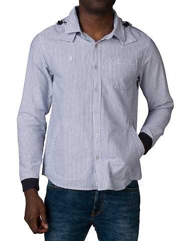 DIAMOND SUPPLY COMPANYENS Blue Clothing / Button Down Shirts
