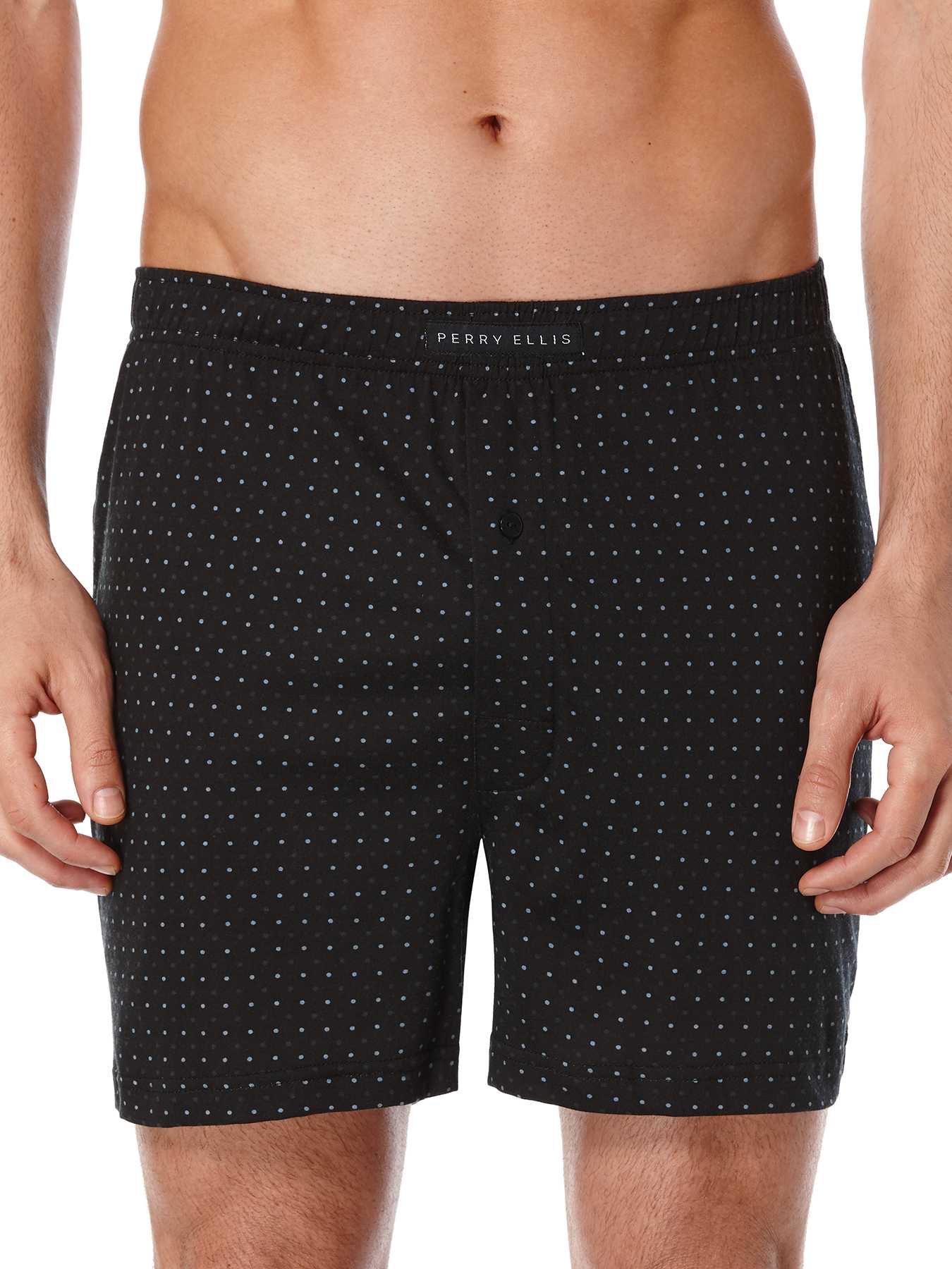 Perry Ellis Mini Dot Knit Boxer Short