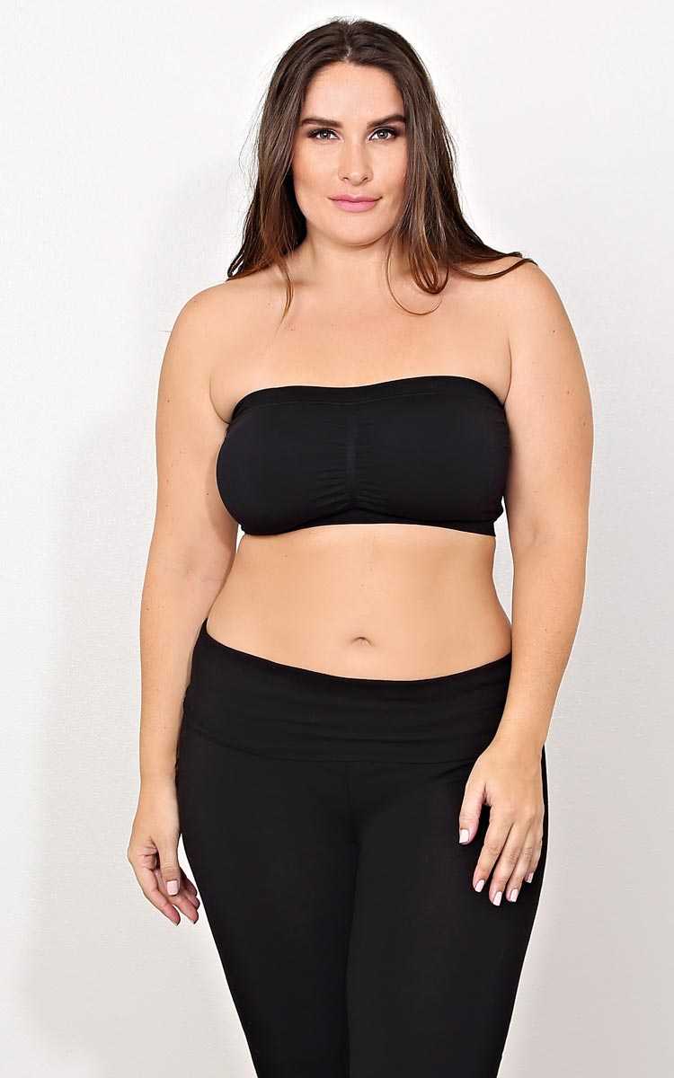 Plus Size Seamless Basic Bandeau - in Size 2X/3X by Styles For Less