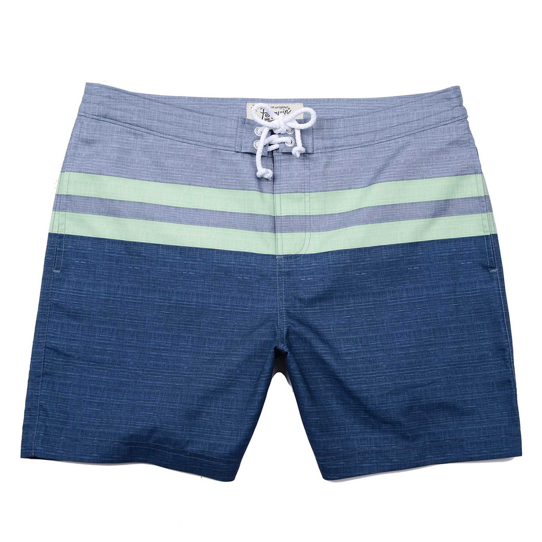Original Penguin CHAMBRAY STRIPE SWIM VOLLEY
