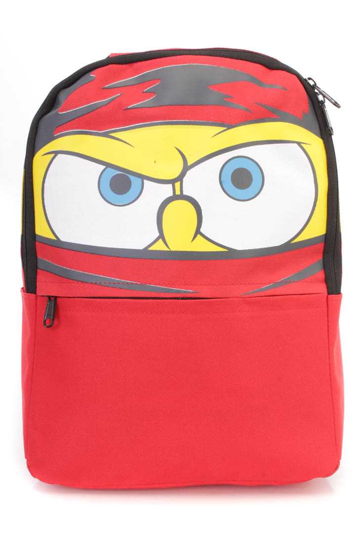 Red Cartoon Character Backpack