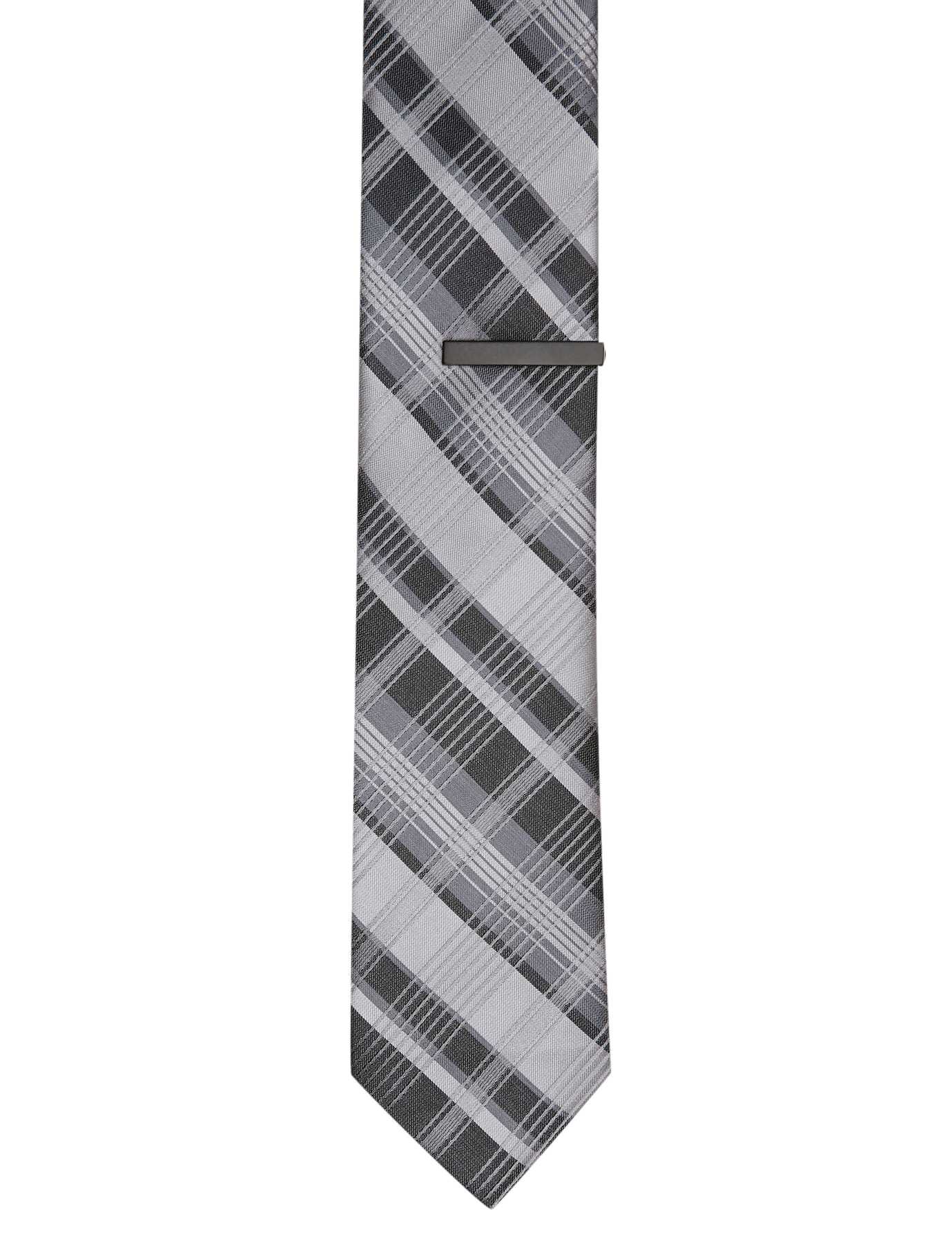 Perry Ellis Modern Plaid Slim Tie