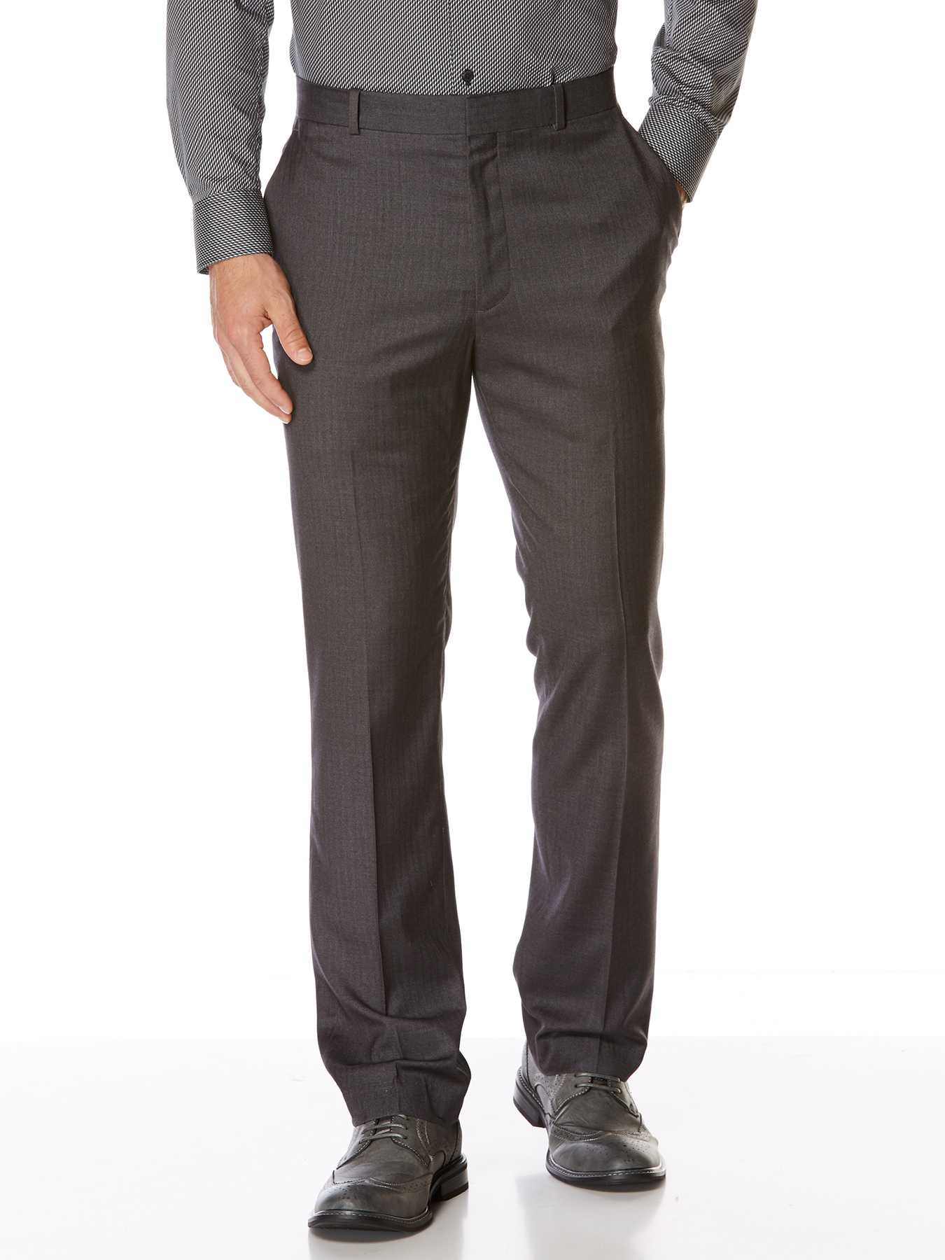 Perry Ellis Slim Fit Solid Portfolio Pant