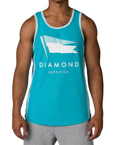 DIAMOND SUPPLY COMPANYENSedium Green Clothing / Tank Tops