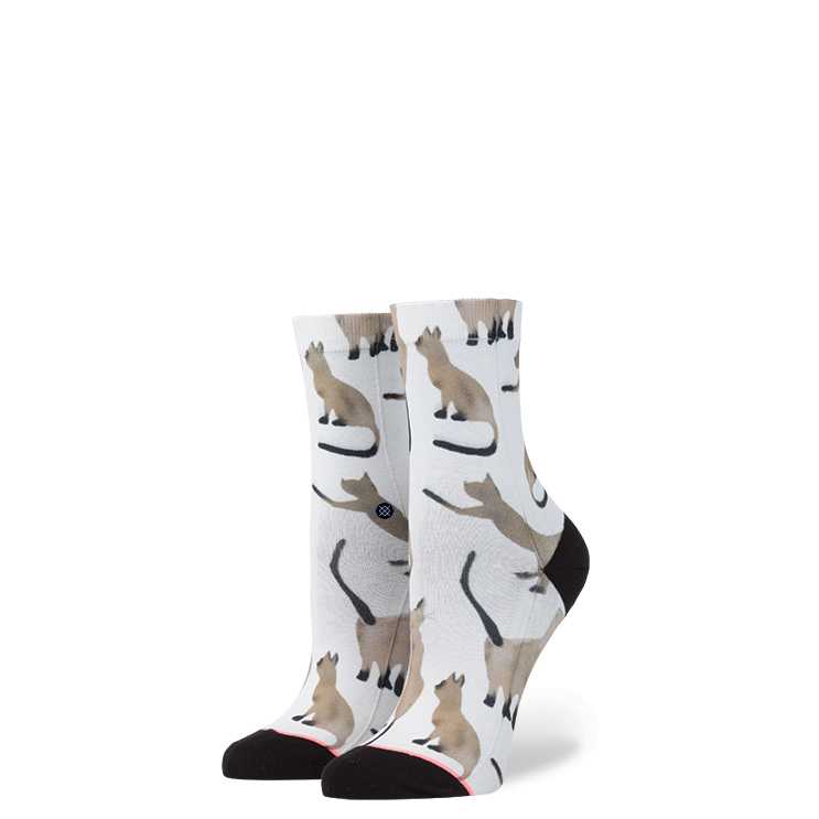 Stance Gato Girls WHT L girls Socks