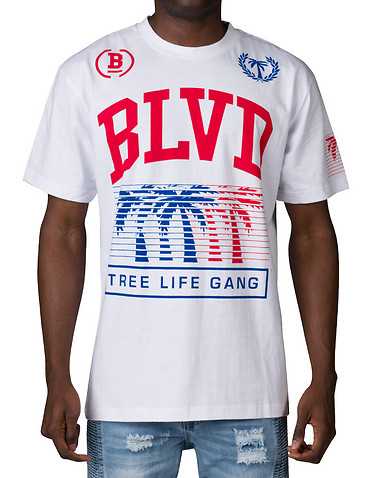 BLVD SUPPLY MENS White Clothing / Tops XXL