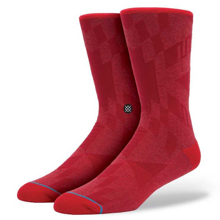 Stance Little Rock RED S/M 200 NEEDLE Socks