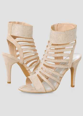 Stone Stud Dress Sandal - Wide Width