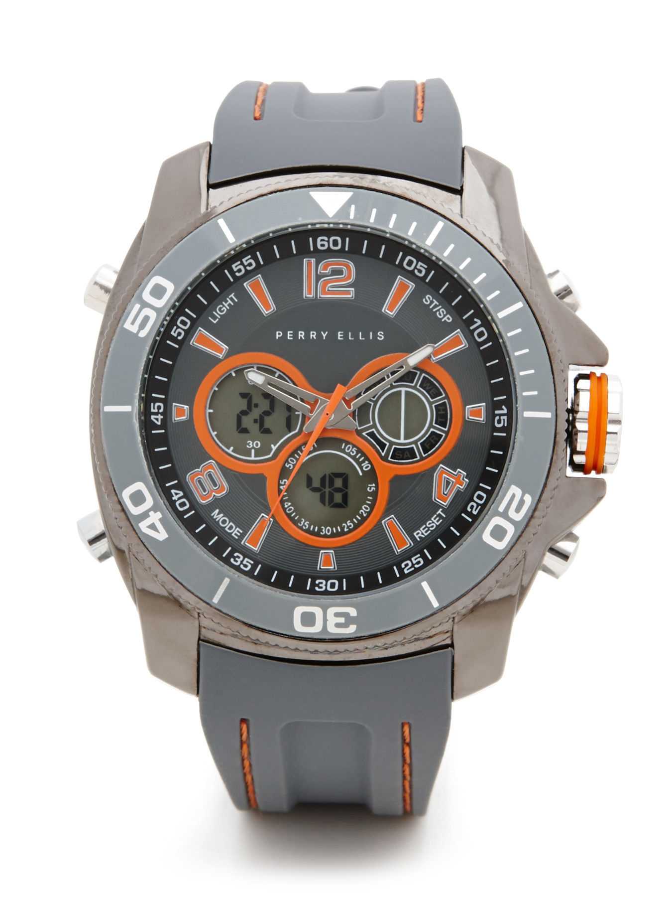 Perry Ellis Grey Athletic Watch