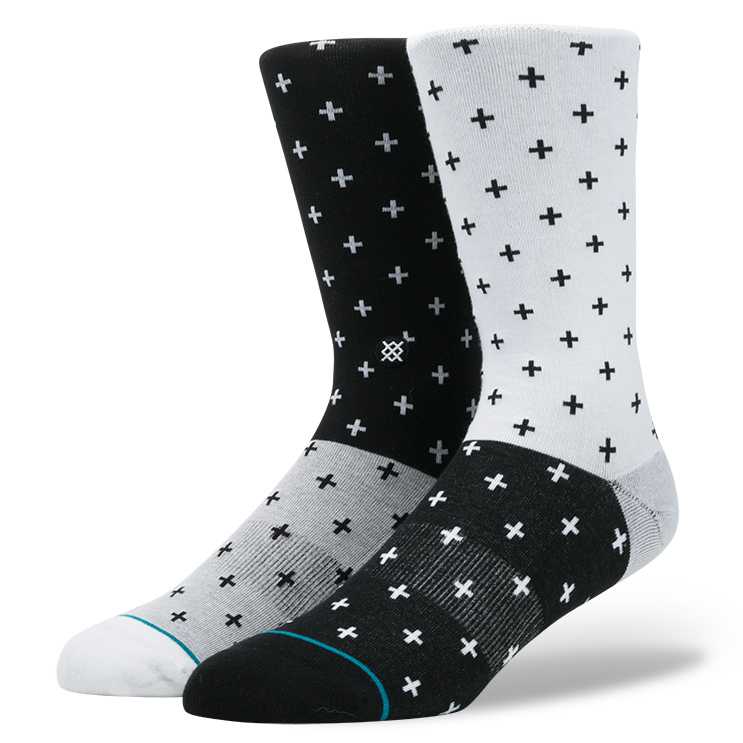 Stance Crossover WHT M JAMES HARDEN Socks