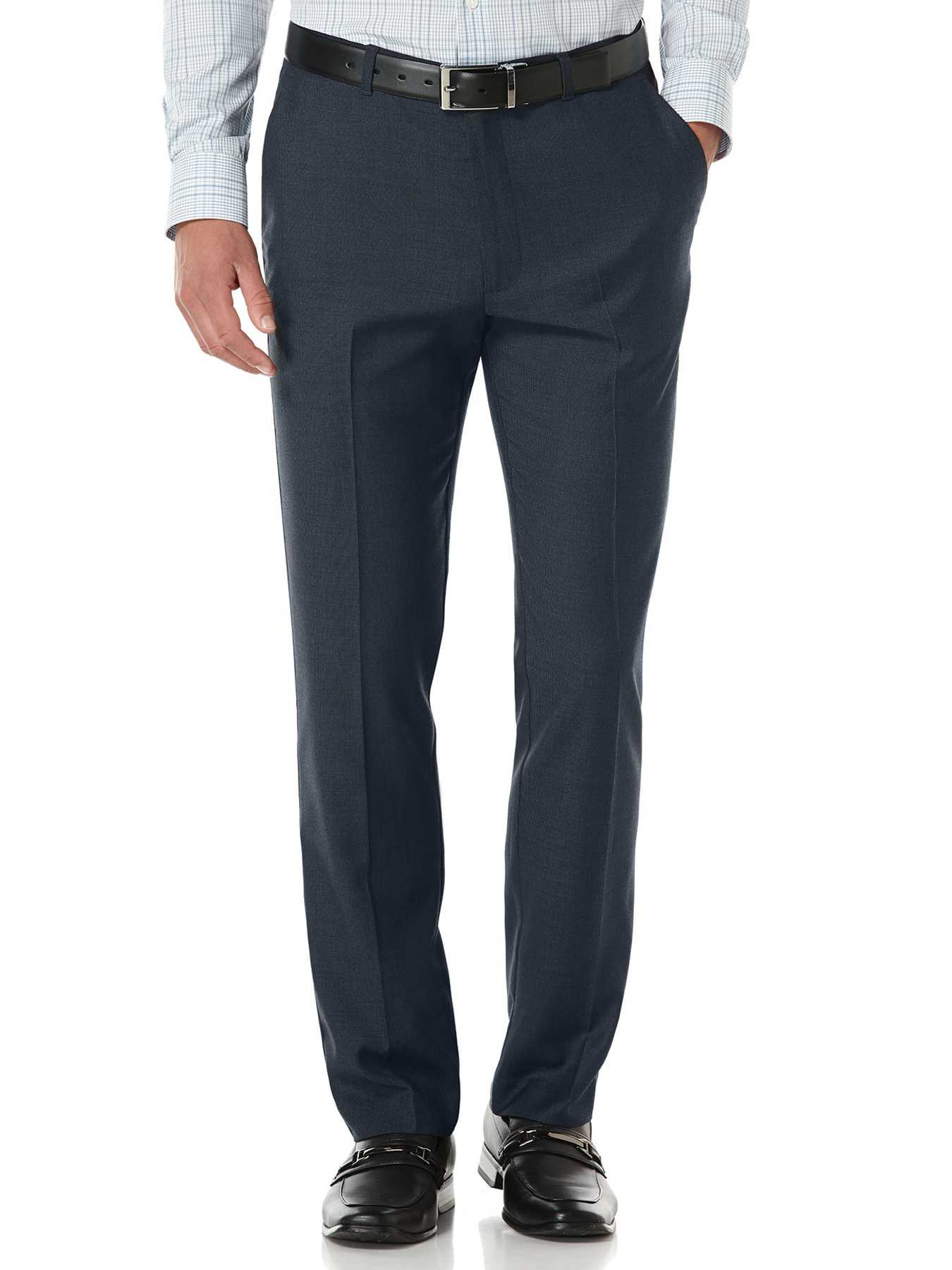 Perry Ellis Slim Fit Corded Stripe Dress Pant