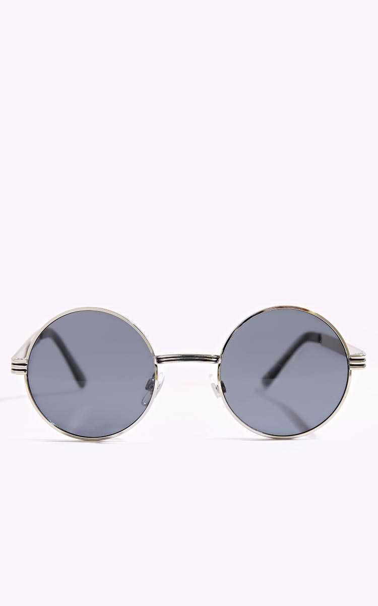 Karri Metal Round Sunglasses - N/S - Rhodium by Styles For Less