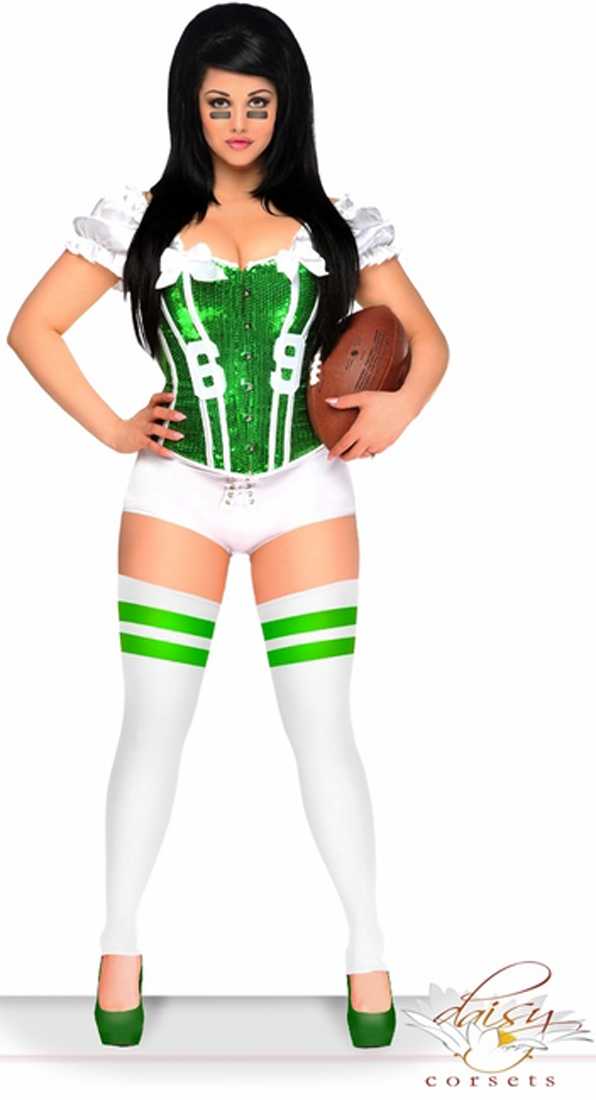 2 PC Sexy Football Fantasy Costume