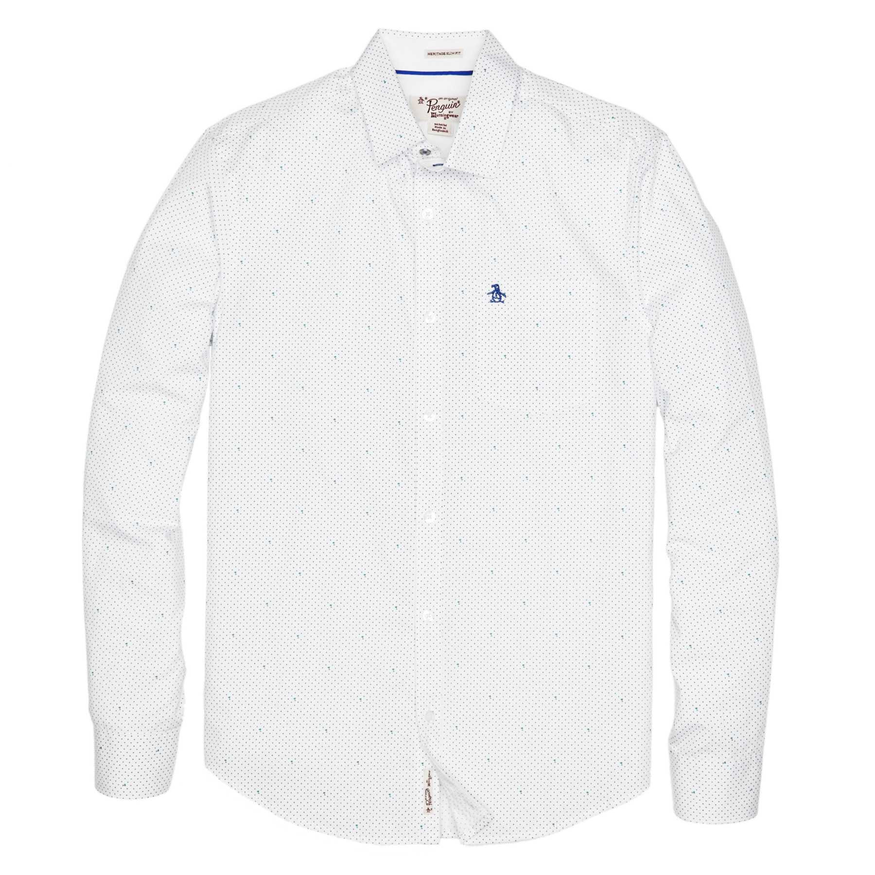 Original Penguin PALM TREE POLKA DOT SHIRT