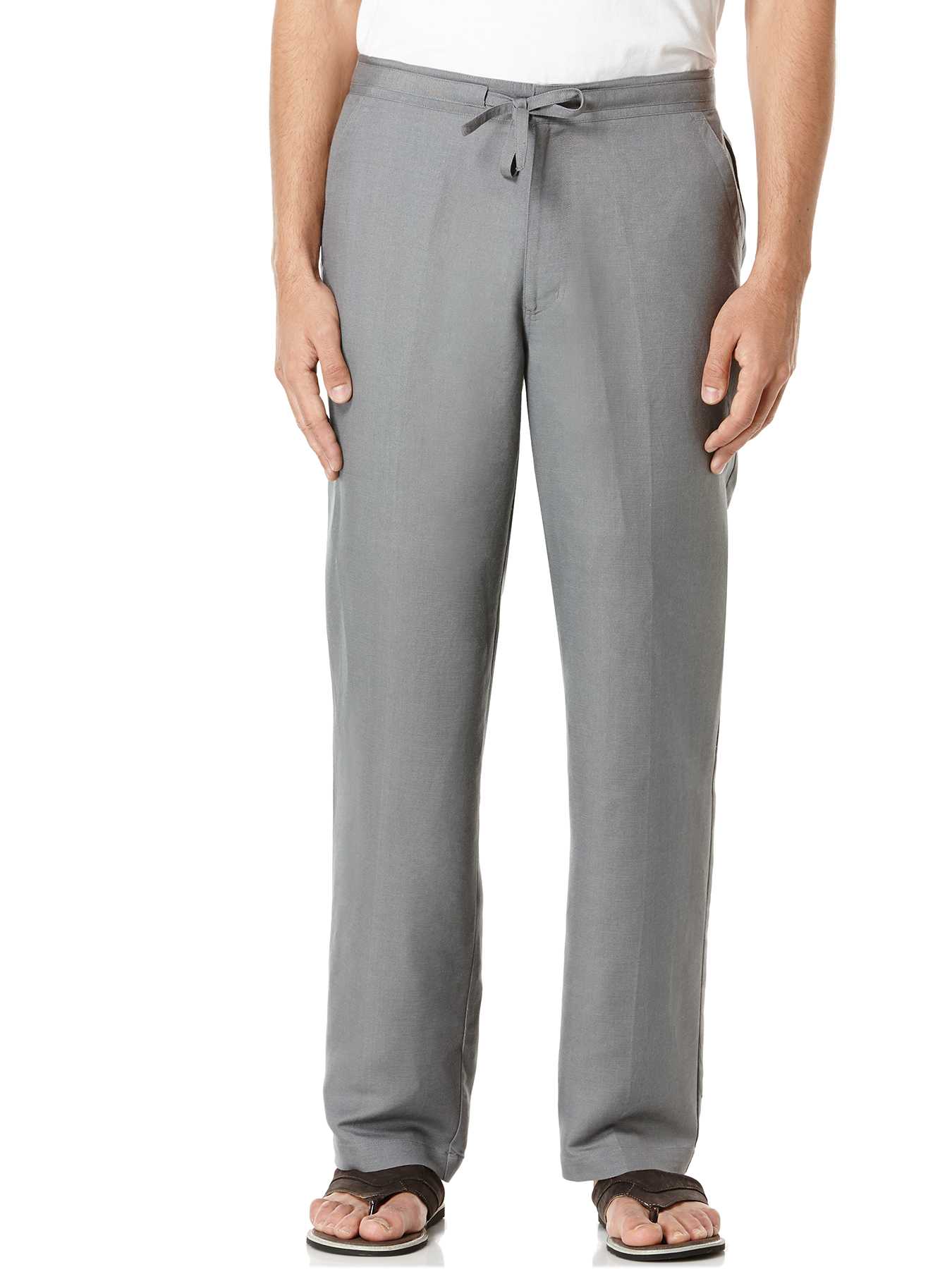 Cubavera Big & Tall Drawstring Linen Pant