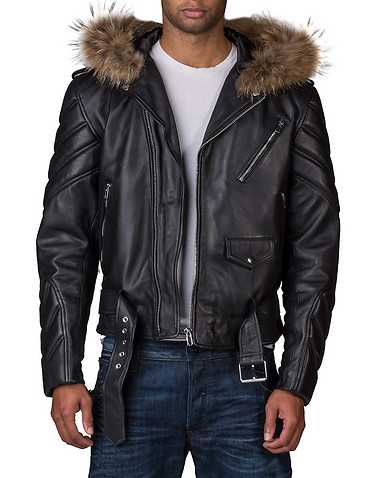 HUDSON OUTERWEAR MENS Black Clothing / Outerwear L