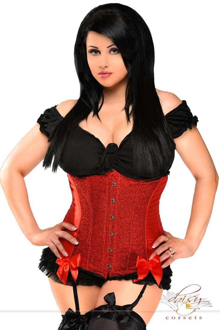 Sugar by Daisy Corsets Steel Boned Glitter Underbust Corset