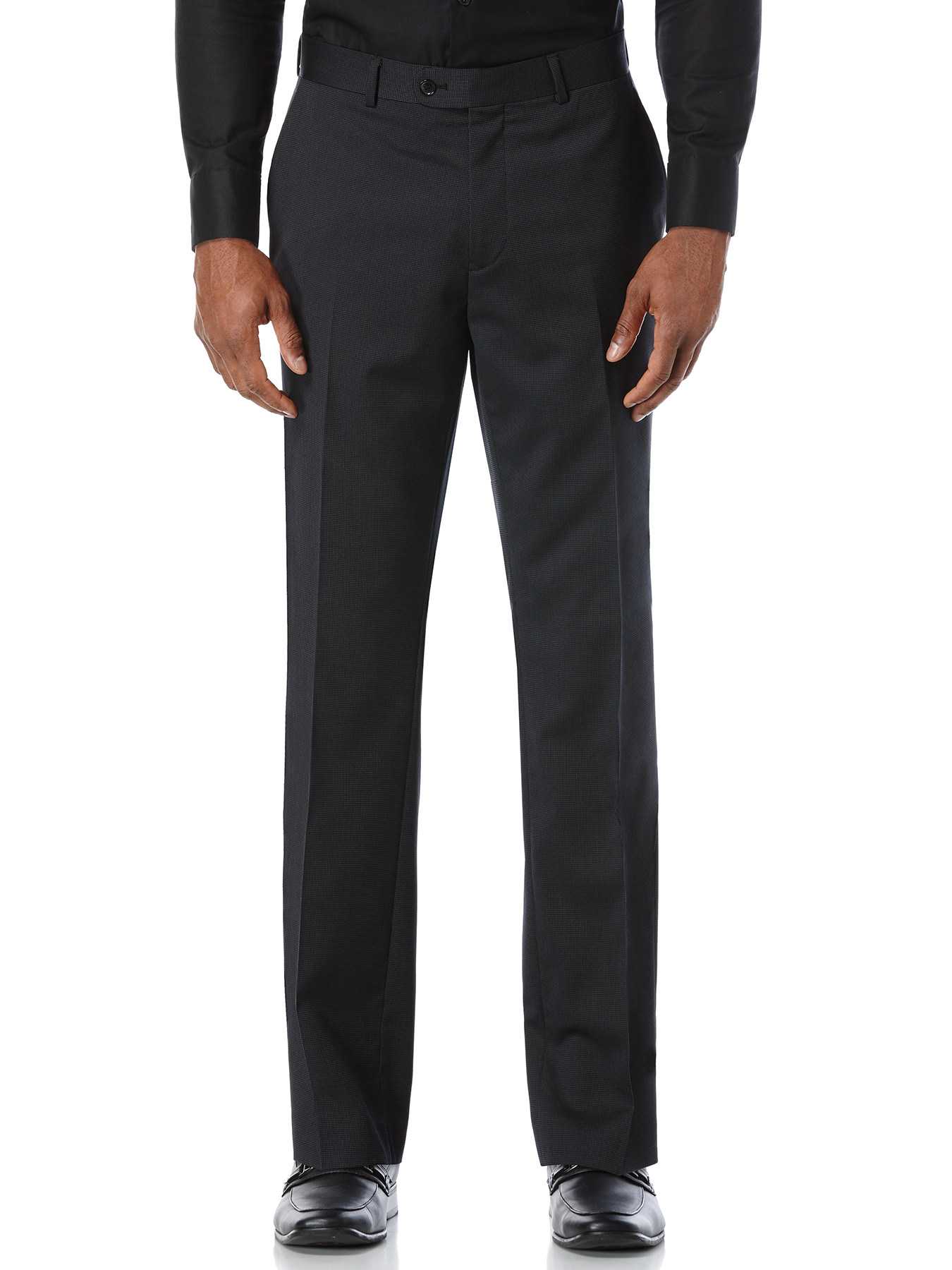 Perry Ellis Modern Fit Black Pin Dot Suit Pant