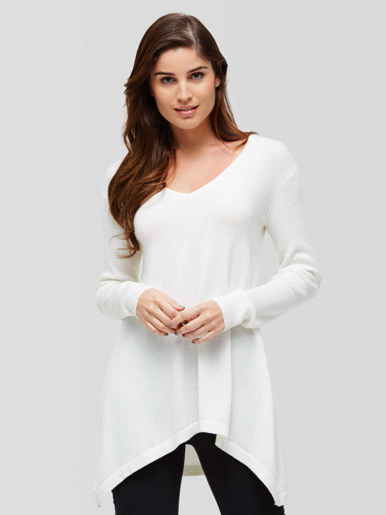 Peony A-Line Draped Sweater