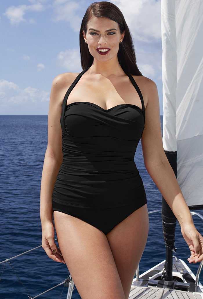 Black Convertible Tankini