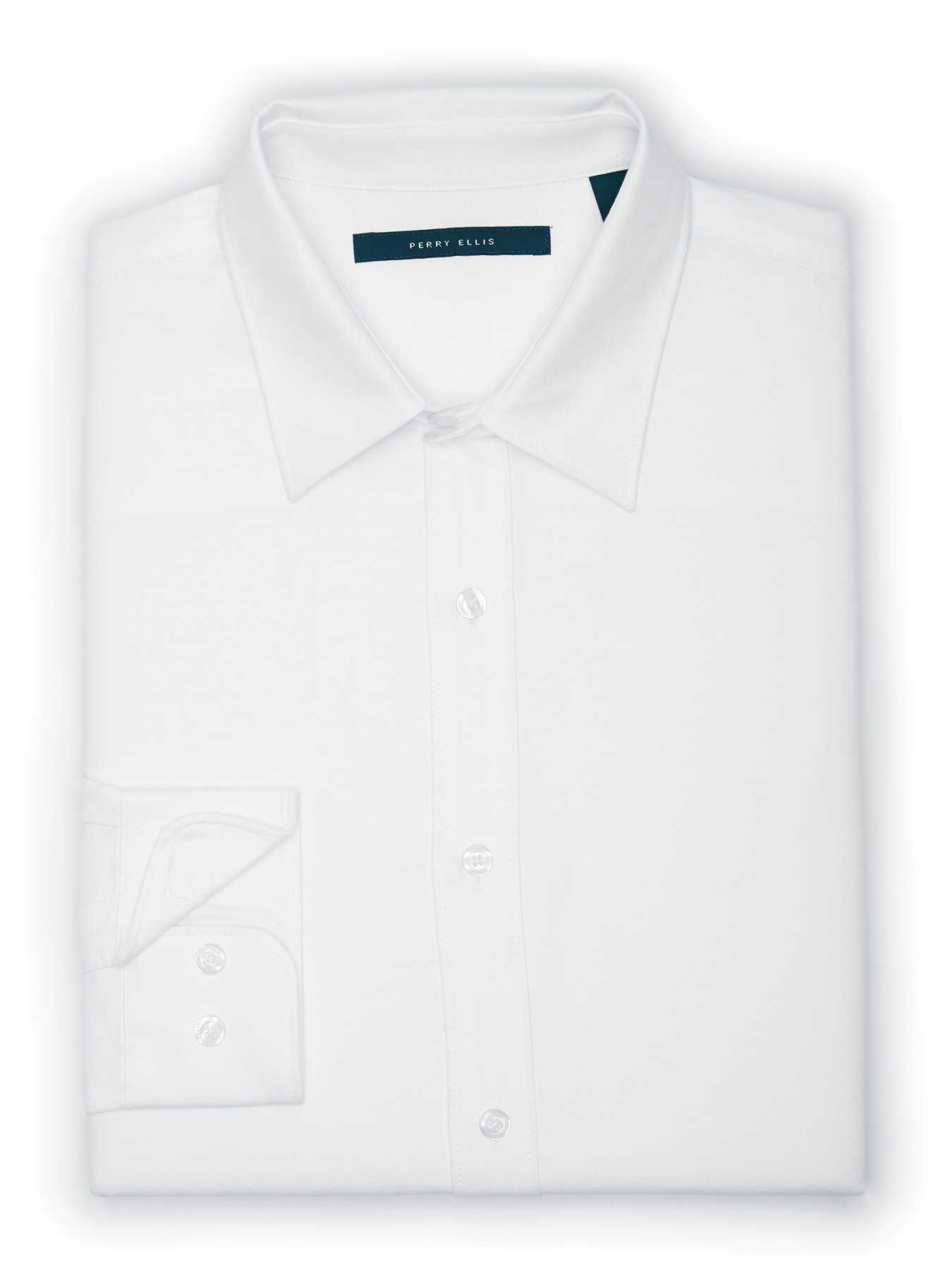 Perry Ellis Oxford Rolled Sleeve Shirt