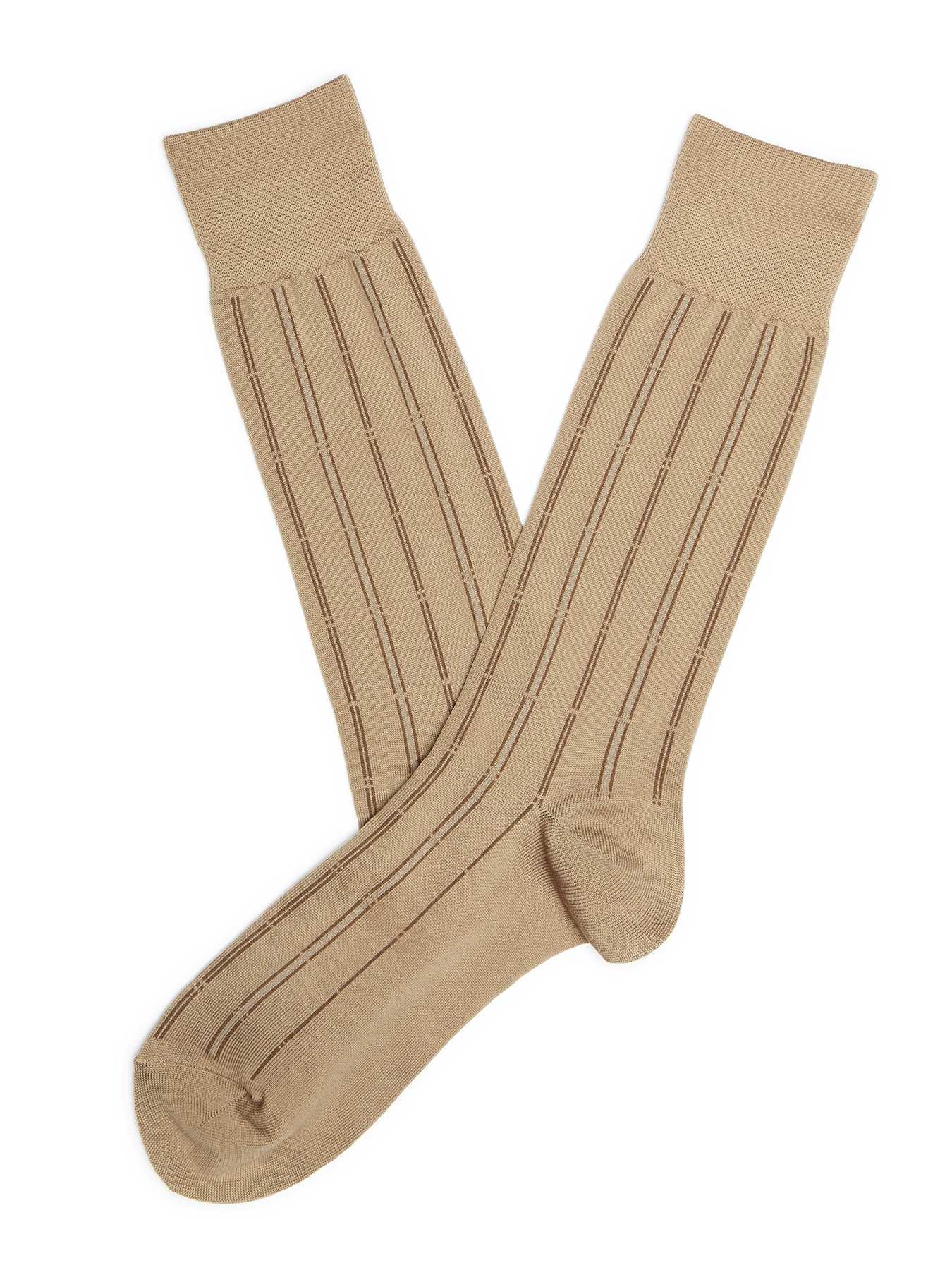 Perry Ellis Microfiber Luxury Stripe Sock