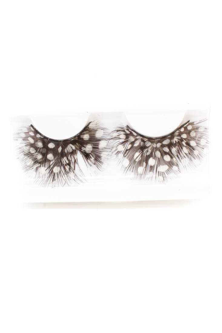 White Black Two Tone Faux Eyelashes