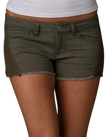 VANILLA STAR WOMENS Green Clothing / Casual Shorts