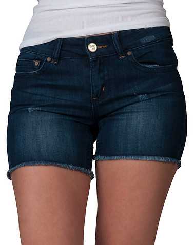 ESSENTIALS WOMENS Dark Blue Clothing / Denim Shorts