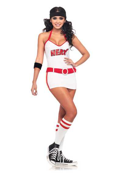 3 PC. Miami Heat Dress Licensed NBA Costume