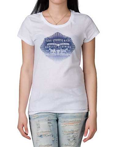 LEVIS WOMENS White Clothing / Tops