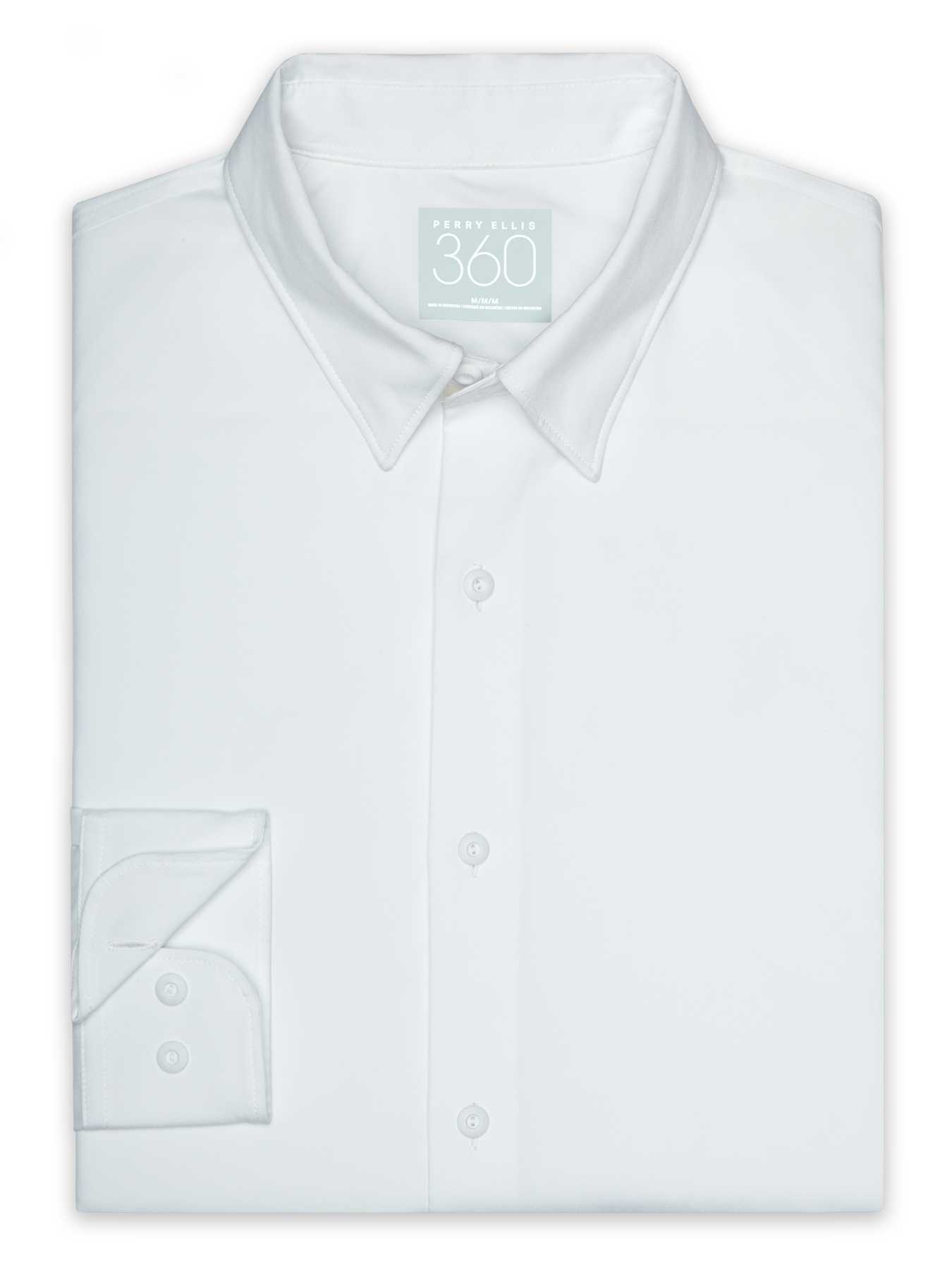 Perry Ellis Slim Fit Active Solid Shirt
