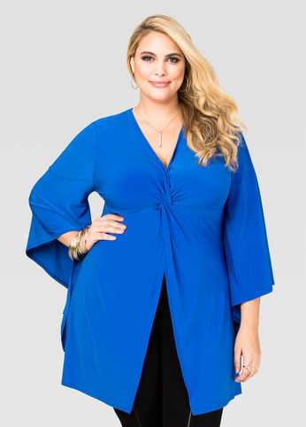 Flyaway Knot Front Top