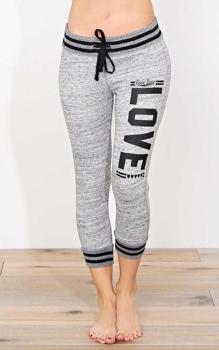 Triple The Love Knit Joggers - LGE - Black Combo in Size Large by Styles For Less