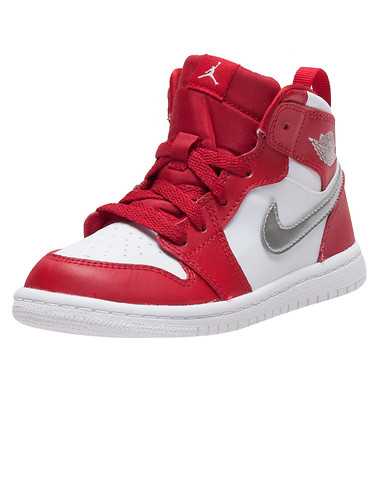 JORDAN GIRLS Red Footwear / Sneakers