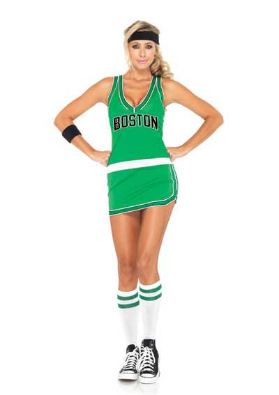 2 PC. Celtics Dress Licensed NBA Costume