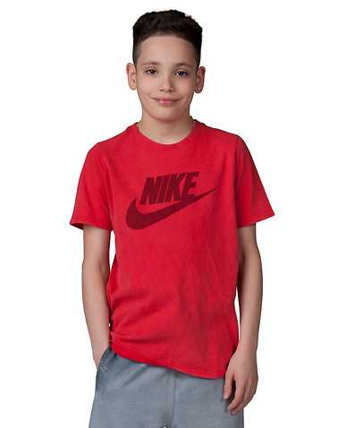 NIKE BOYS Red Clothing / Short Sleeve T-Shirts S