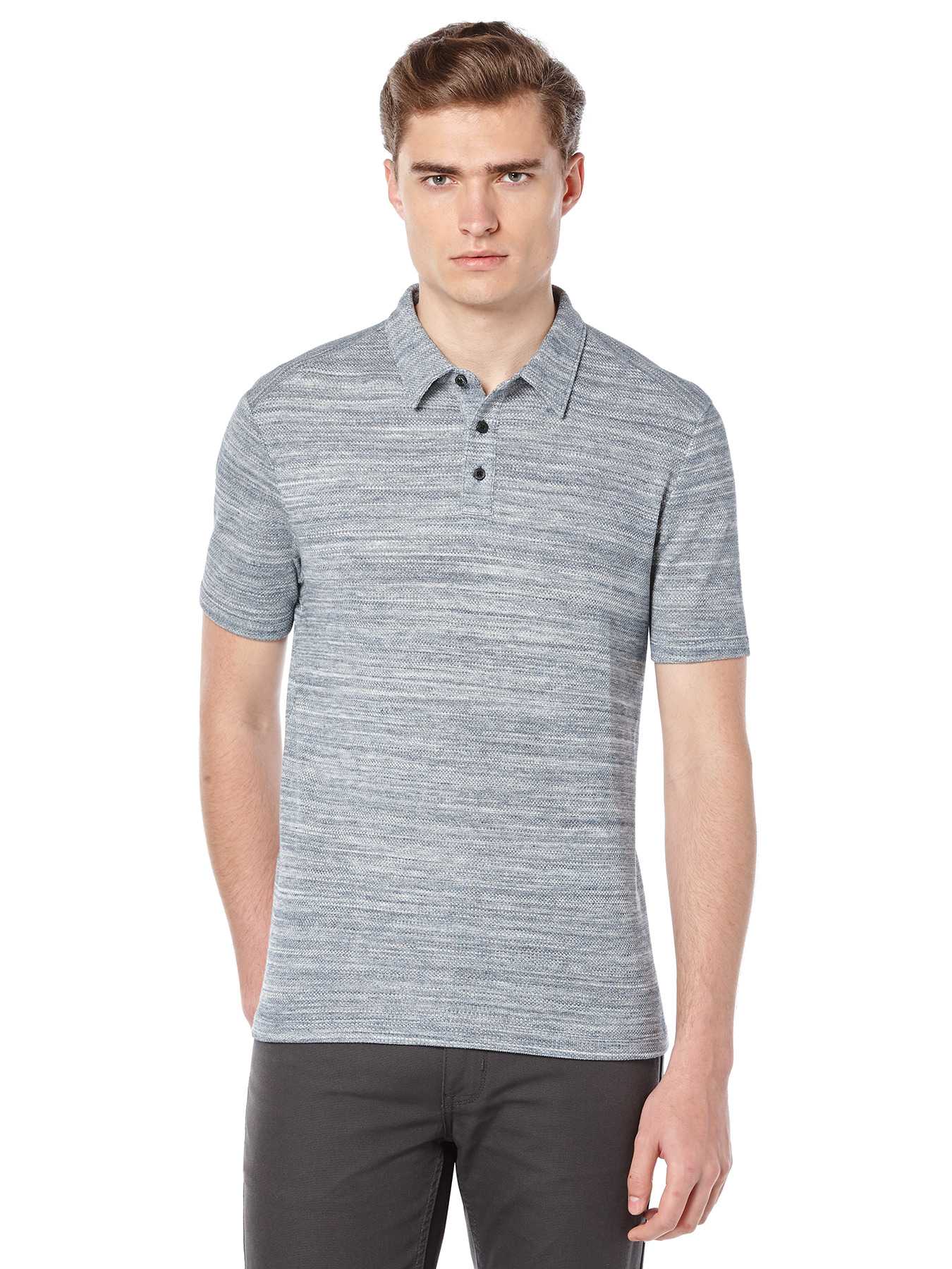 Perry Ellis Short Sleeve Pique Polo